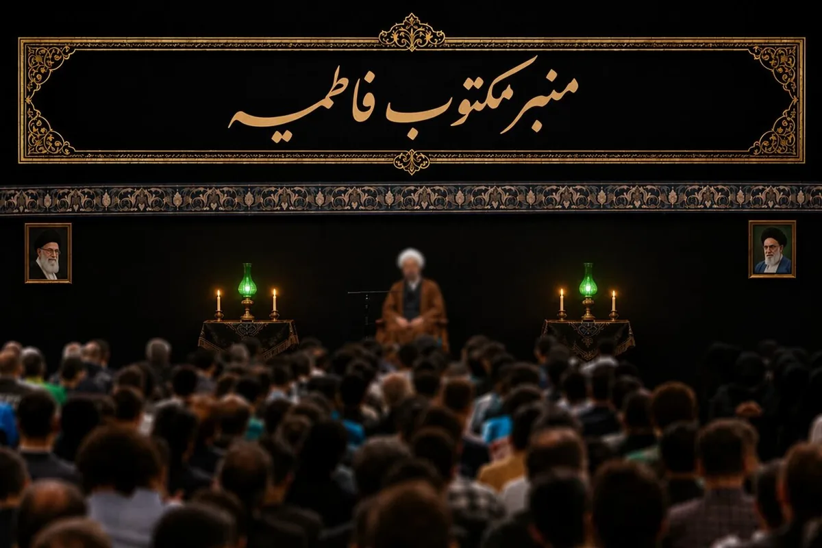 منبر مکتوب فاطمیه + دانلود PDF