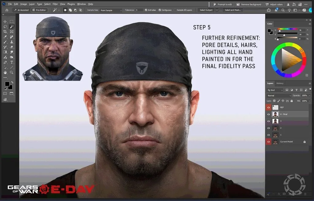 طرح‌های مفهومی اولیه Gears of War: E-Day تغییرات شخصیت های بازی را نشان می دهد | گیمفا
