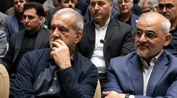 حضور رئیس‌جمهور در مراسم ترحیم والده رییس سازمان برنامه و بودجه