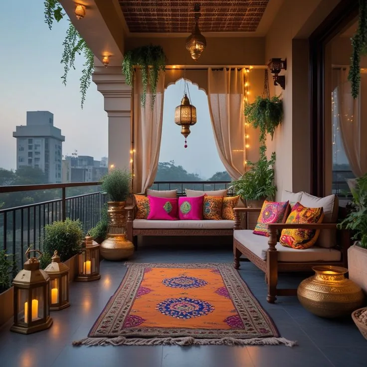 دیزاین بالکن سنتی