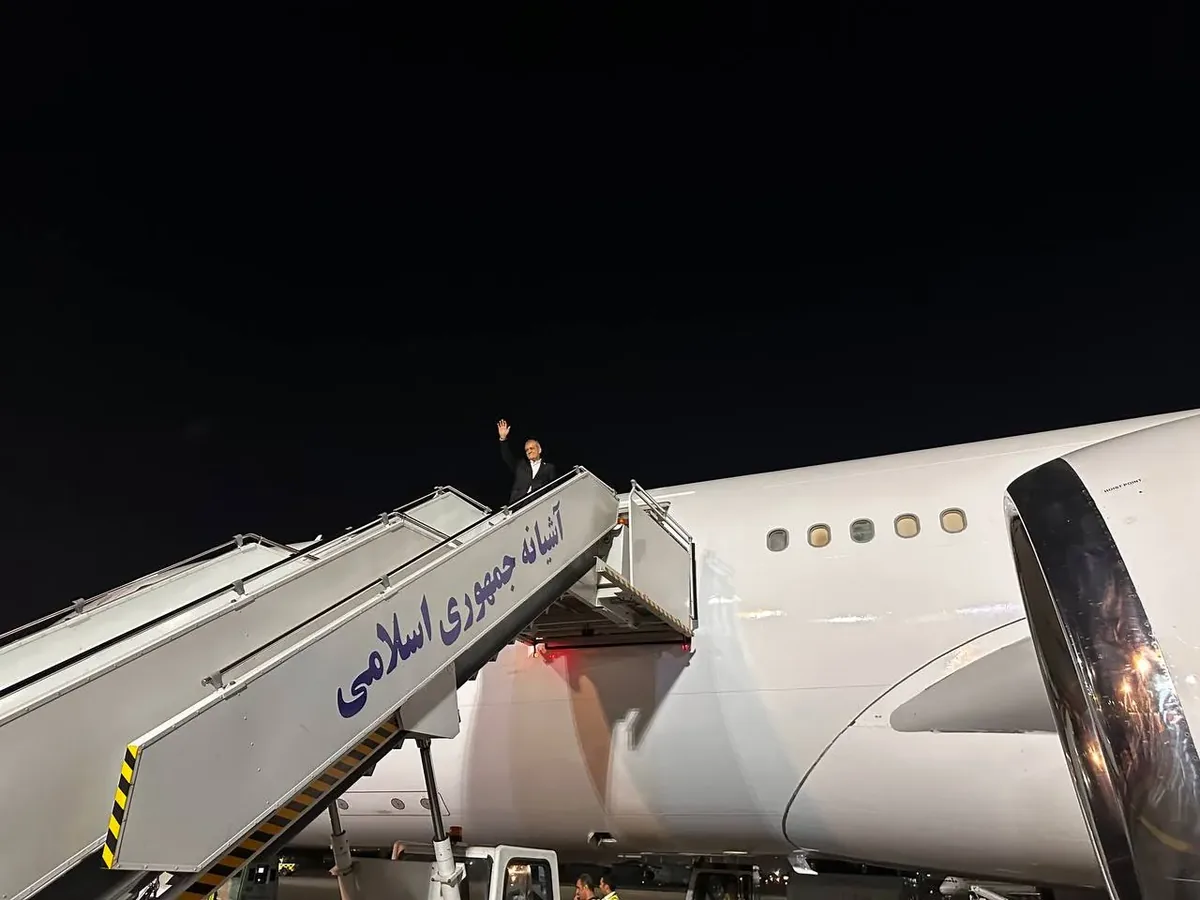 پزشکیان تهران را به مقصد مسکو ترک کرد