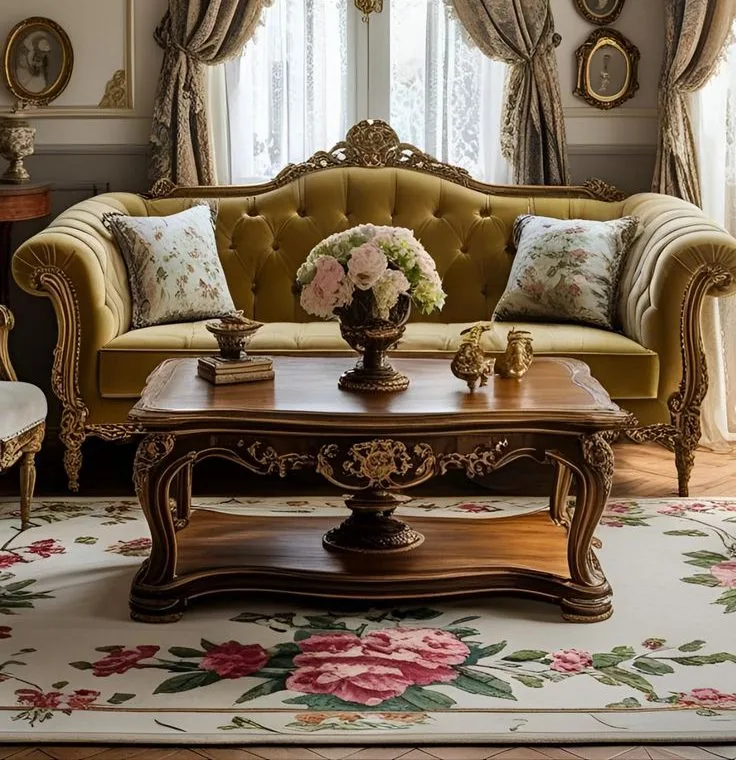 چیدمان روی میز وسط سلطنتی
