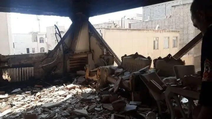 آتشسوزی در یک ساختمان مسکونی در نارمک بر اثر نشت گاز