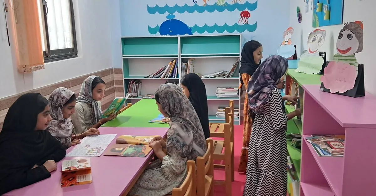 کتابخانه بنیمعین گورزین پس از یکسال و نیم تعطیلی به روی اهالی قشم گشوده شد