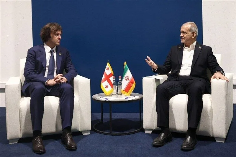 دیدار پزشکیان با نخستوزیر گرجستان