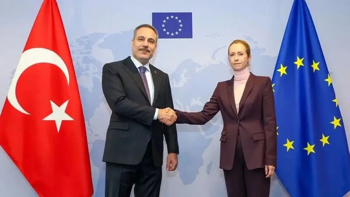 دیدار وزیر خارجه ترکیه با کالاس در بروکسل
