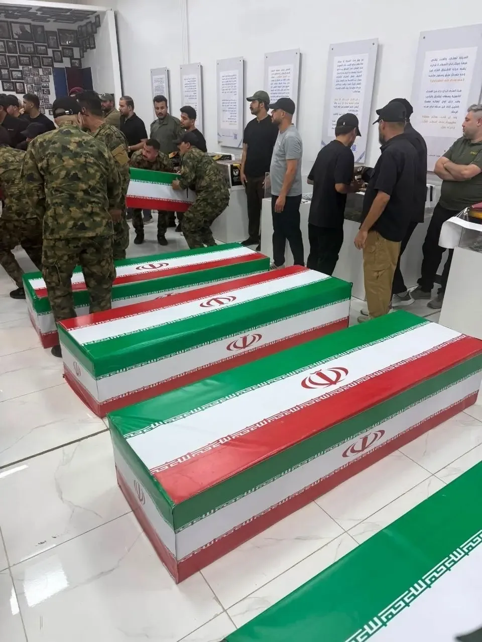 اولین تصویر از پیکر شهدای ایرانی در حمله عربستان به عراق+ عکس