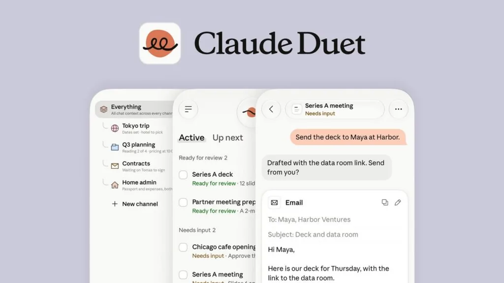 اتصال به سرویس‌های مختلف در Claude Duet