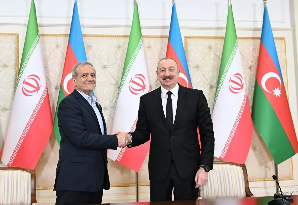 پاسخ فوری علی‌اف به پزشکیان با انتشار یک عکس