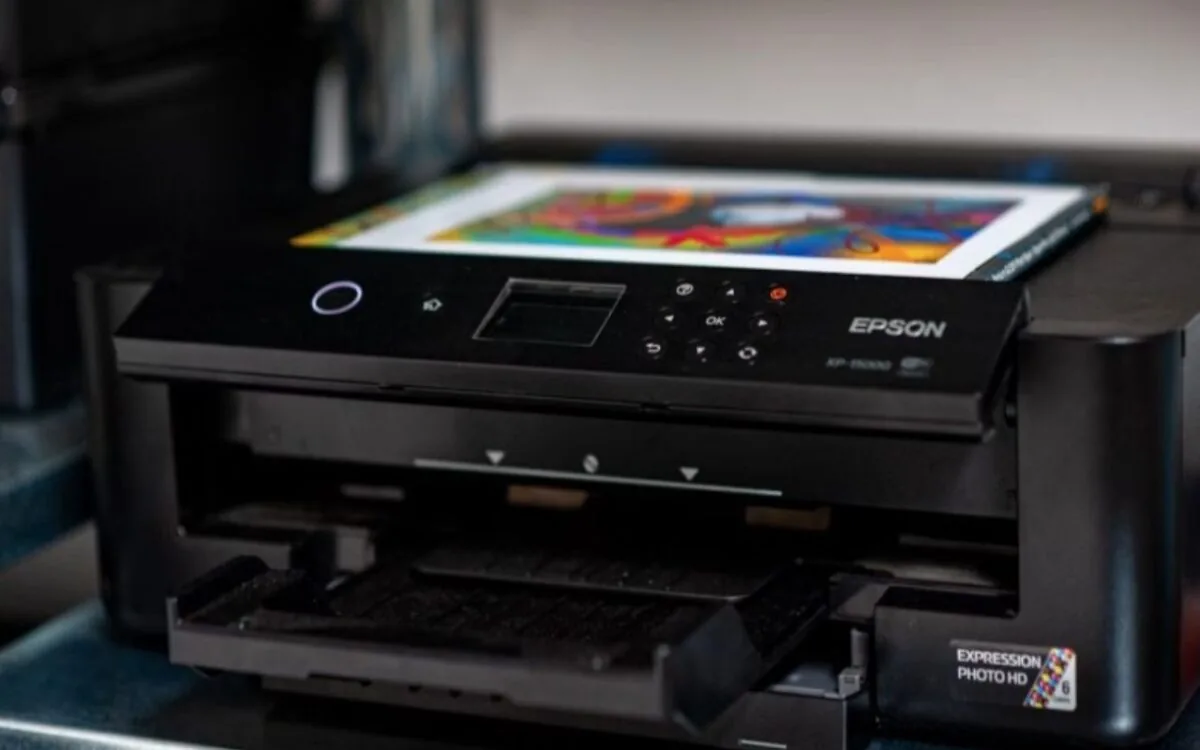 تصویری از یک پرینتر